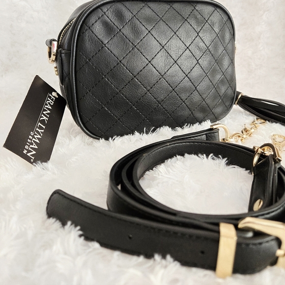 Frank Lyman Black Bag Gorgeous Classic NWT Frank Lyman Crossbody Bag - Picture 5 of 7